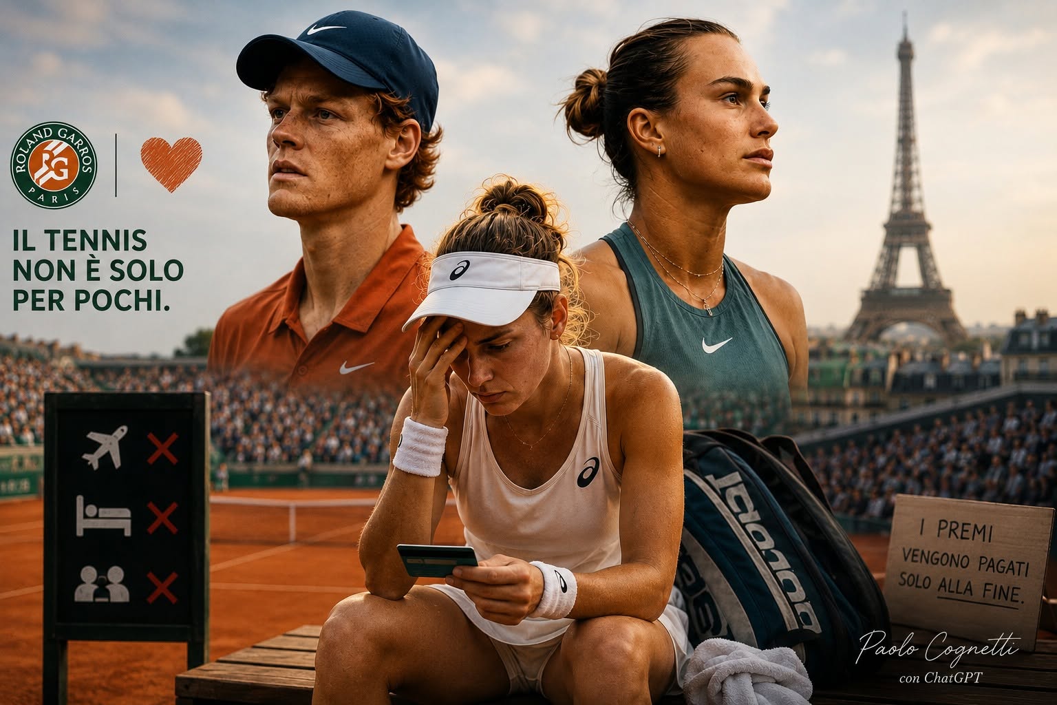 Dietro i milioni del tennis: perché la battaglia di Sinner e Sabalenka difende la sopravvivenza dei giocatori minori