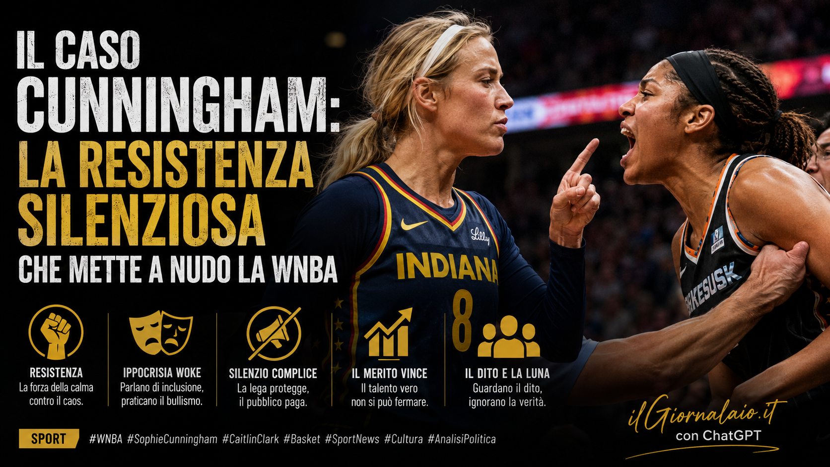Il caso Cunningham: la resistenza silenziosa che mette a nudo la WNBA