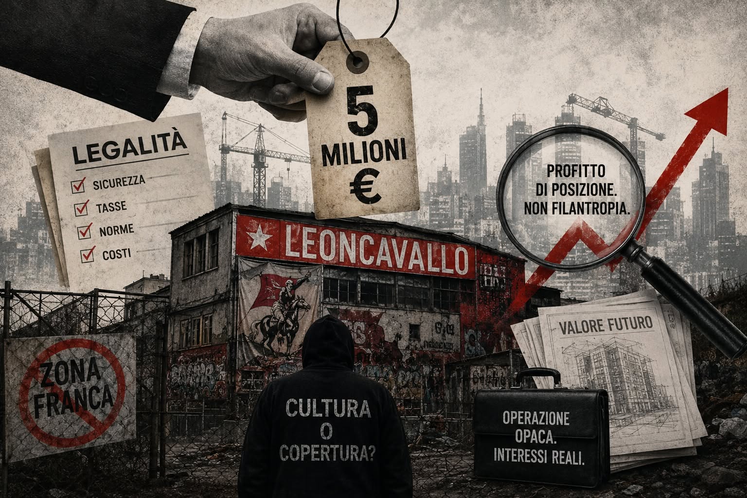 Il caso Leoncavallo e l'offerta da 5 milioni: mecenatismo culturale o cinica speculazione immobiliare?