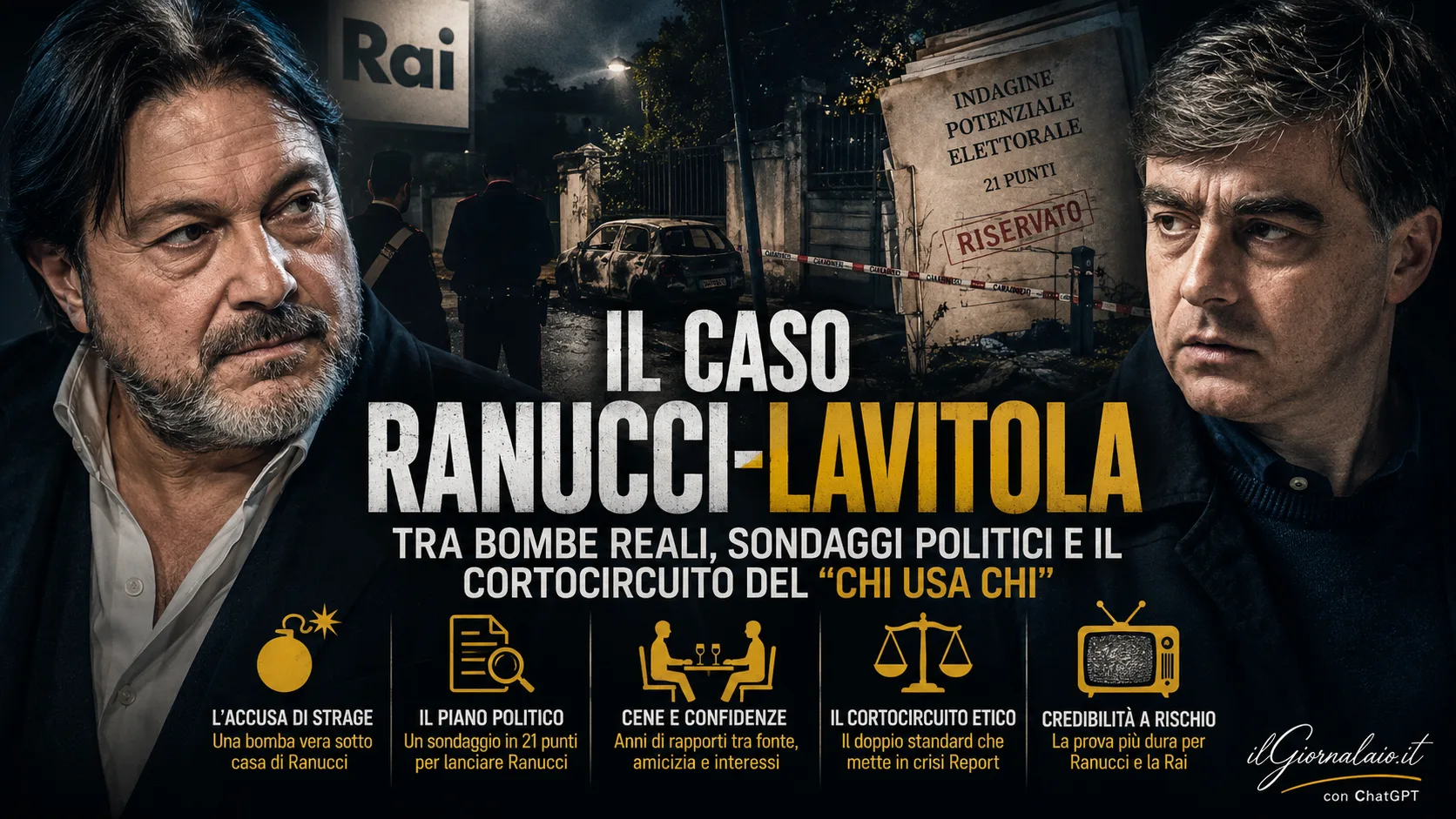 Il Caso Ranucci-Lavitola: Tra Bombe Reali, Sondaggi Politici e il Cortocircuito del "Chi Usa Chi