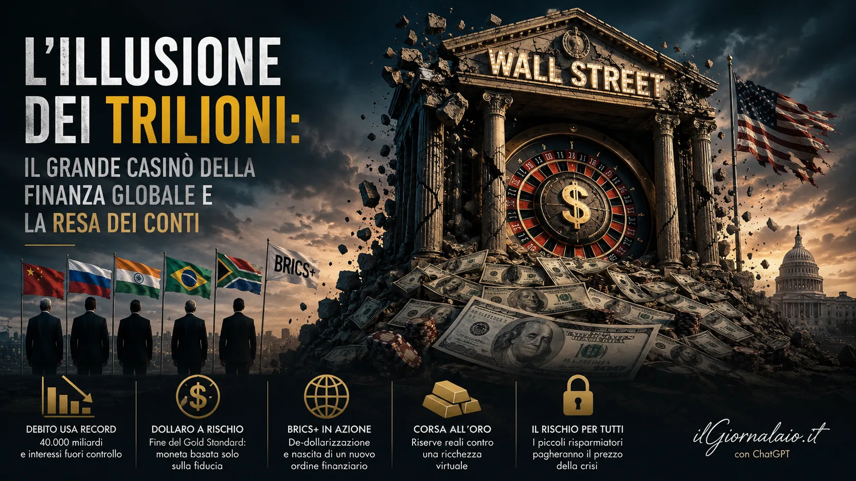 L’illusione dei trilioni: il grande casinò della finanza globale e la resa dei conti