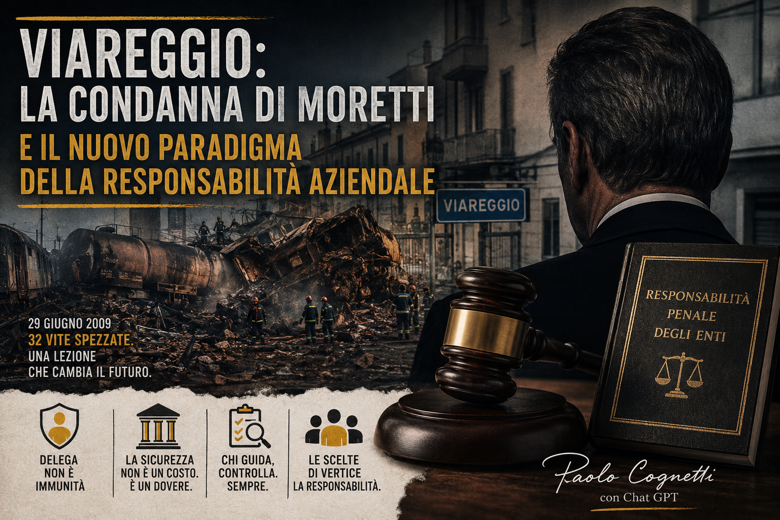 Viareggio: la condanna di Moretti e il nuovo paradigma della responsabilità aziendale